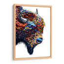 Bisonte Colorido - Hue Art | Cuadro decorativo de Canvas Lab
