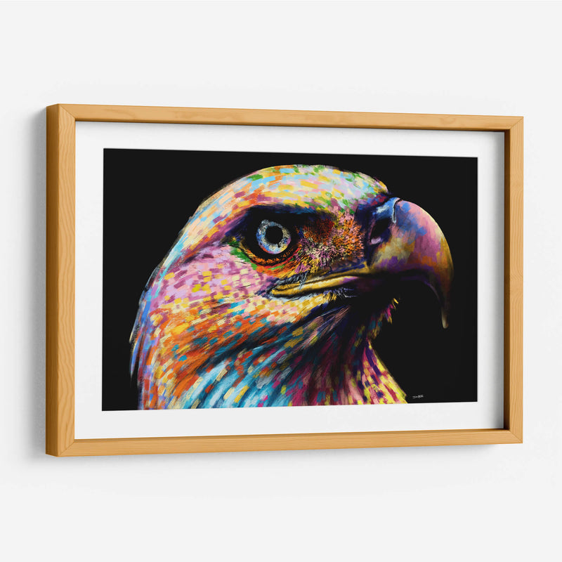 Águila Colorida - Hue Art | Cuadro decorativo de Canvas Lab