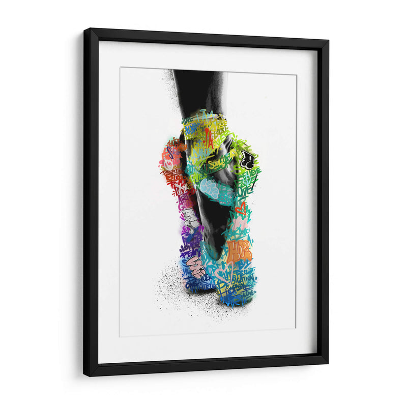 Zapatillas de Ballet Graffiti - David Aste | Cuadro decorativo de Canvas Lab
