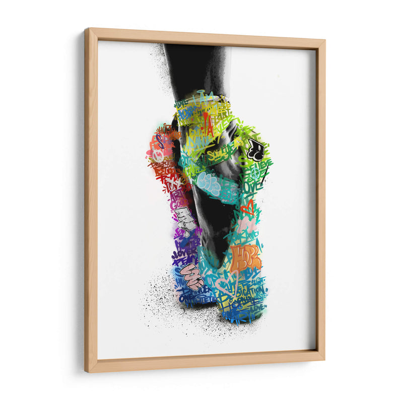 Zapatillas de Ballet Graffiti - David Aste | Cuadro decorativo de Canvas Lab