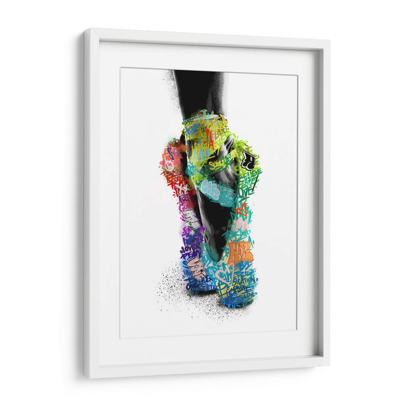 Zapatillas de Ballet Graffiti - David Aste | Cuadro decorativo de Canvas Lab