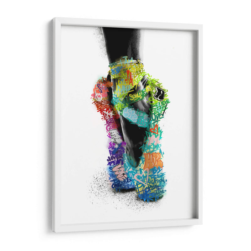 Zapatillas de Ballet Graffiti - David Aste | Cuadro decorativo de Canvas Lab