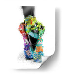 Zapatillas de Ballet Graffiti - David Aste | Cuadro decorativo de Canvas Lab