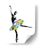 Bailarina de Ballet Graffiti - David Aste | Cuadro decorativo de Canvas Lab