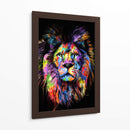 León Colorido - Hue Art | Cuadro decorativo de Canvas Lab
