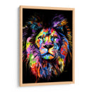 León Colorido - Hue Art | Cuadro decorativo de Canvas Lab