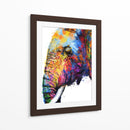 Lado de Elefante Colorido - Hue Art | Cuadro decorativo de Canvas Lab