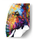 Lado de Elefante Colorido - Hue Art | Cuadro decorativo de Canvas Lab