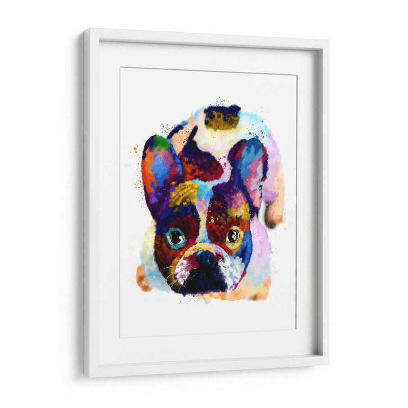 French Bulldog Colorido - Hue Art | Cuadro decorativo de Canvas Lab