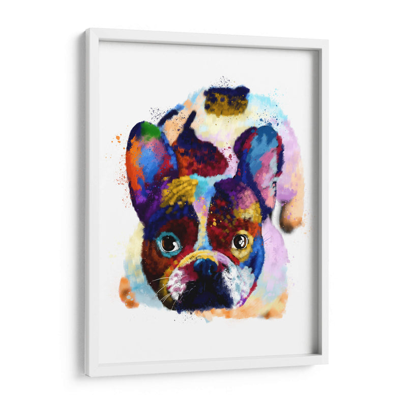 French Bulldog Colorido - Hue Art | Cuadro decorativo de Canvas Lab