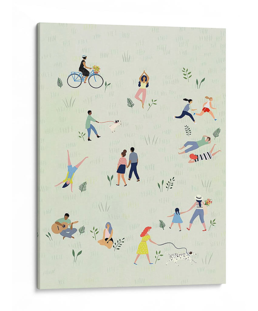 Parque Gente I - Victoria Borges | Cuadro decorativo de Canvas Lab