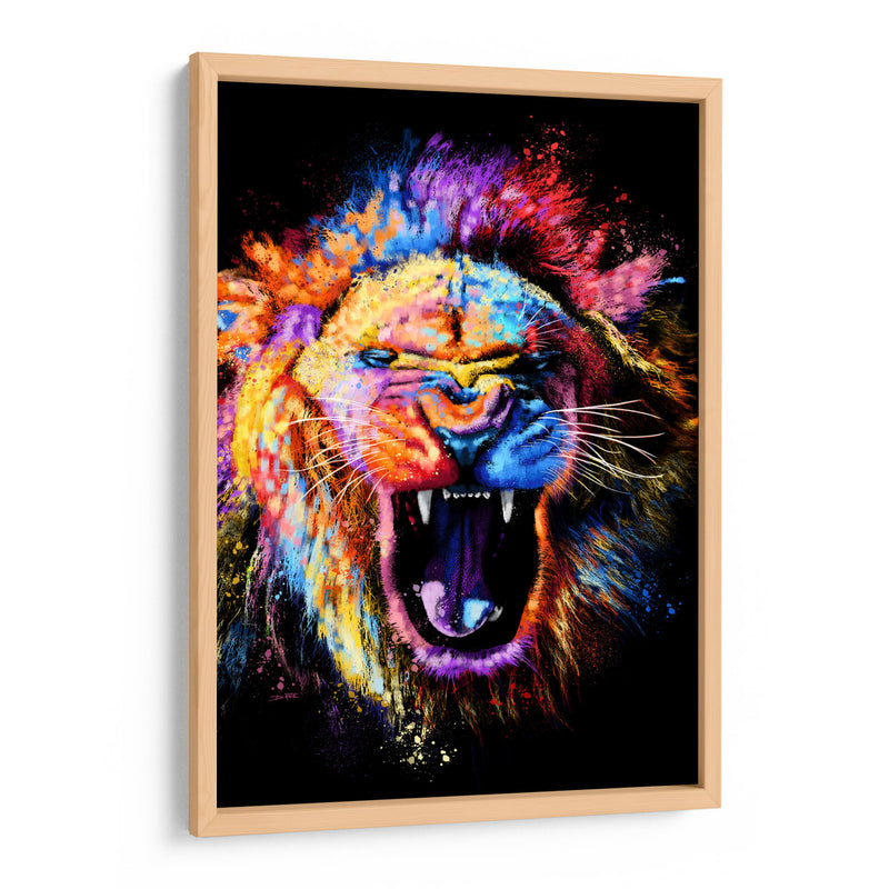 León Rugiendo - Hue Art | Cuadro decorativo de Canvas Lab