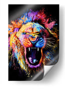 León Rugiendo - Hue Art | Cuadro decorativo de Canvas Lab