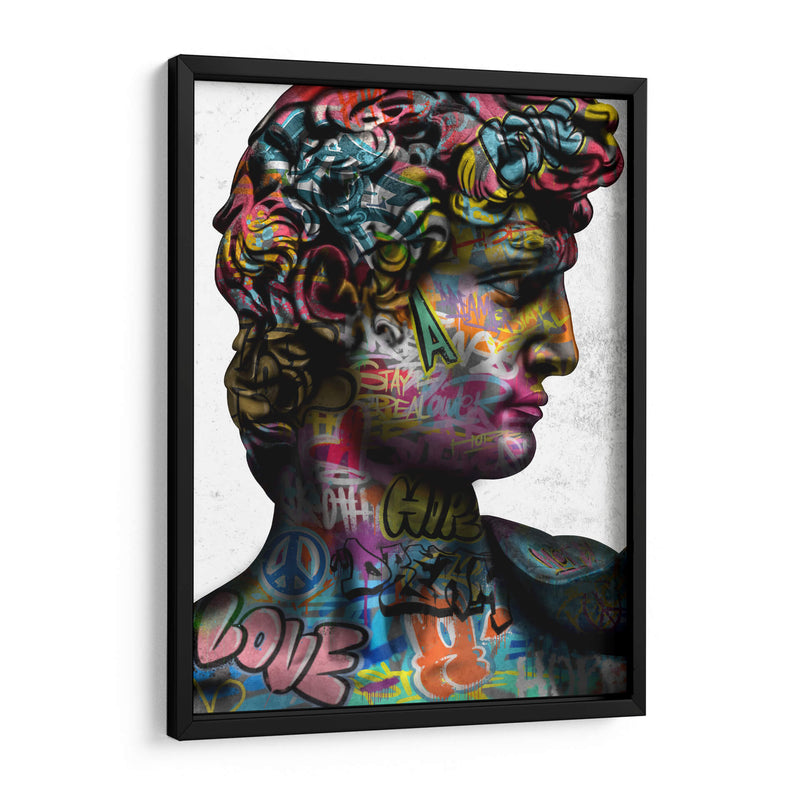 El David Graffiti - David Aste | Cuadro decorativo de Canvas Lab