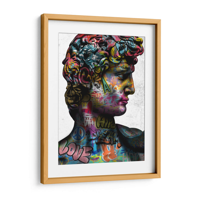 El David Graffiti - David Aste | Cuadro decorativo de Canvas Lab