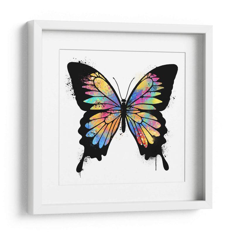 Mariposa Colores - Hue Art | Cuadro decorativo de Canvas Lab