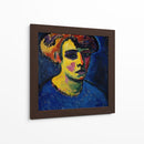 Cabeza de una mujer - Alexej von Jawlensky | Cuadro decorativo de Canvas Lab