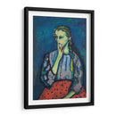 Retrato de una chica - Alexej von Jawlensky | Cuadro decorativo de Canvas Lab