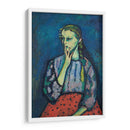 Retrato de una chica - Alexej von Jawlensky | Cuadro decorativo de Canvas Lab