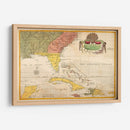 Mapa De Carolina, Florida Y Las Islas Bahama - Mark Catesby | Cuadro decorativo de Canvas Lab