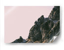 Rocas y cielo rosado | Cuadro decorativo de Canvas Lab