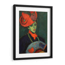 Schokko con sombrero rojo - Alexej von Jawlensky | Cuadro decorativo de Canvas Lab