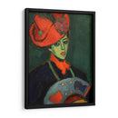 Schokko con sombrero rojo - Alexej von Jawlensky | Cuadro decorativo de Canvas Lab