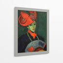 Schokko con sombrero rojo - Alexej von Jawlensky | Cuadro decorativo de Canvas Lab