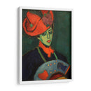 Schokko con sombrero rojo - Alexej von Jawlensky | Cuadro decorativo de Canvas Lab