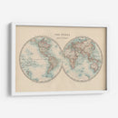 Johnstons World En Hemisferios - Johnston | Cuadro decorativo de Canvas Lab