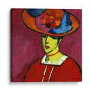 Schokko con sombrero de ala ancha - Alexej von Jawlensky | Cuadro decorativo de Canvas Lab