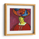Schokko con sombrero de ala ancha - Alexej von Jawlensky | Cuadro decorativo de Canvas Lab