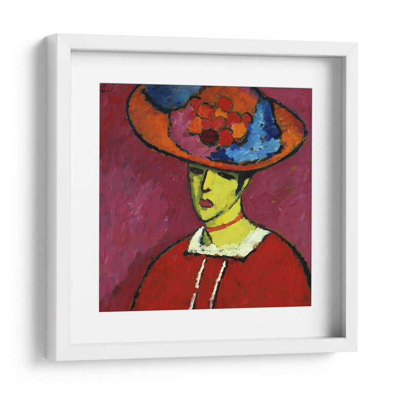 Schokko con sombrero de ala ancha - Alexej von Jawlensky | Cuadro decorativo de Canvas Lab