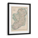 Mapa De Johnstons De Irlanda - Johnston | Cuadro decorativo de Canvas Lab