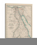 Mapa De Johnstons De Egipto - Johnston | Cuadro decorativo de Canvas Lab