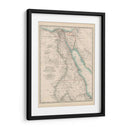 Mapa De Johnstons De Egipto - Johnston | Cuadro decorativo de Canvas Lab