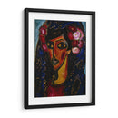 La Mantilla Azul - Alexej von Jawlensky | Cuadro decorativo de Canvas Lab