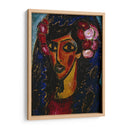 La Mantilla Azul - Alexej von Jawlensky | Cuadro decorativo de Canvas Lab