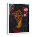 La Mantilla Azul - Alexej von Jawlensky | Cuadro decorativo de Canvas Lab