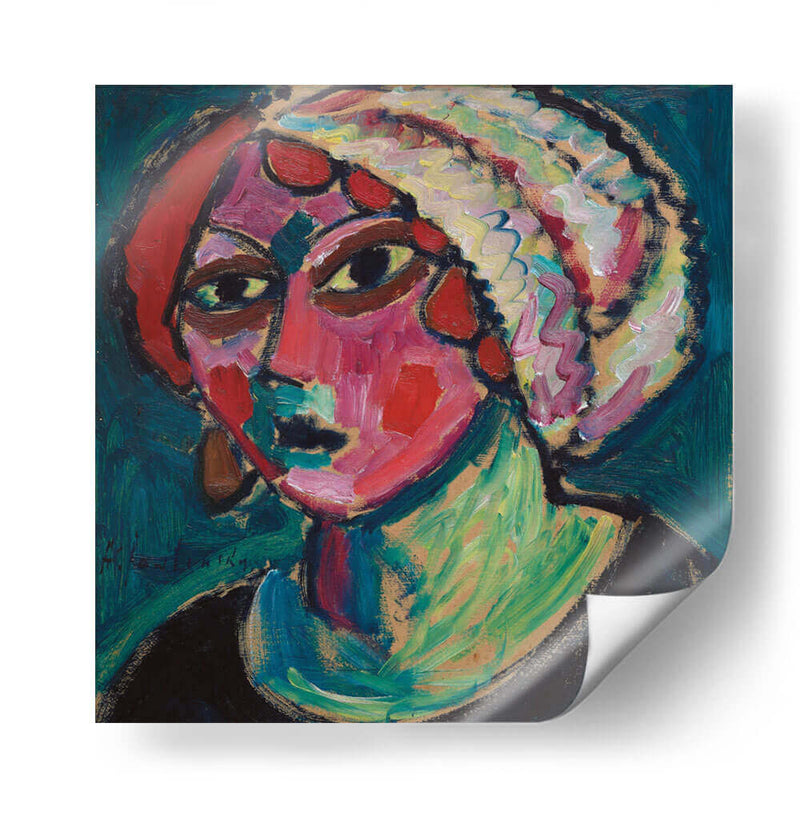 Turbante blanco - Alexej von Jawlensky | Cuadro decorativo de Canvas Lab