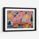 Con papel tapiz rojo con estampado de golondrinas - Alexej von Jawlensky | Cuadro decorativo de Canvas Lab