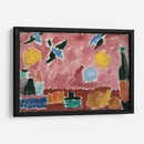 Con papel tapiz rojo con estampado de golondrinas - Alexej von Jawlensky | Cuadro decorativo de Canvas Lab