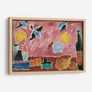 Con papel tapiz rojo con estampado de golondrinas - Alexej von Jawlensky | Cuadro decorativo de Canvas Lab