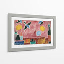 Con papel tapiz rojo con estampado de golondrinas - Alexej von Jawlensky | Cuadro decorativo de Canvas Lab