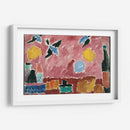 Con papel tapiz rojo con estampado de golondrinas - Alexej von Jawlensky | Cuadro decorativo de Canvas Lab