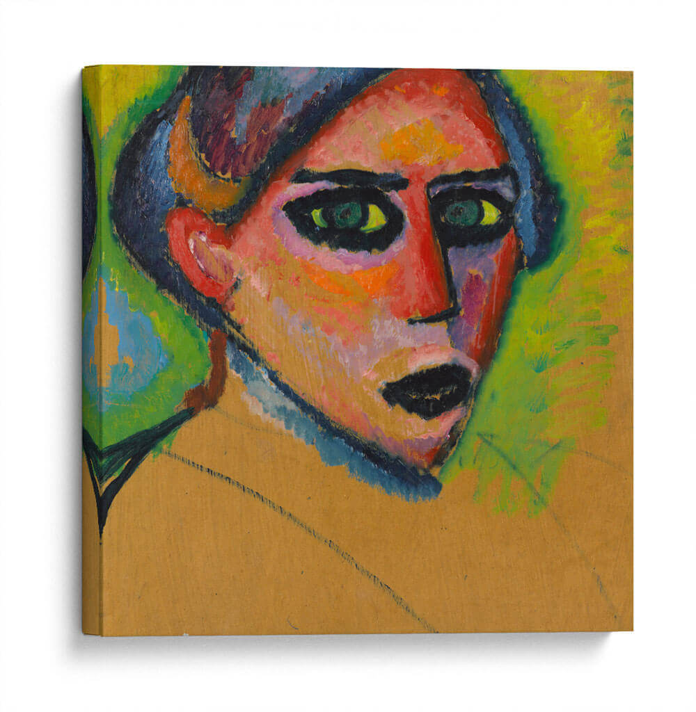 Rostro de mujer - Alexej von Jawlensky | Cuadro decorativo de Canvas Lab
