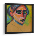 Rostro de mujer - Alexej von Jawlensky | Cuadro decorativo de Canvas Lab