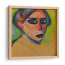 Rostro de mujer - Alexej von Jawlensky | Cuadro decorativo de Canvas Lab