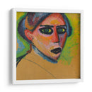 Rostro de mujer - Alexej von Jawlensky | Cuadro decorativo de Canvas Lab