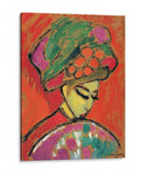 Chica con sombrero de flores - Alexej von Jawlensky | Cuadro decorativo de Canvas Lab